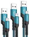 JSAUX Micro USB Charger Cable, (3-P