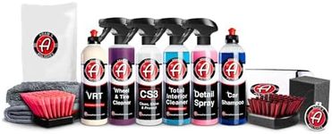 Adam's Arsenal Builder Car Cleaning Kit (14 Item) - Our Best Value Car Detailing Kit | Car Soap, Wheel & Tire Cleaner, Total Interior Cleaner, Glass Cleaner, Tire Shine, CS3 & More