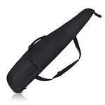 AUMTISC Soft-Rifle Cases Shotgun Storage - Gun Case for Scoped Rifles Padded Black 52 Inch