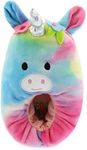 Unicorn Little Kids Ultra Soft Plush Mooshy Stuffed Novelty Slippers (Unicorn, 2-3 M US Little Kid)