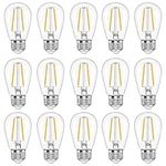 15 Pack S14 LED Replacement Bulbs f
