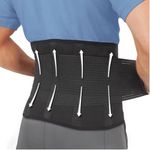 Clever Yellow Premium Back Support Belt, Back Brace, Medical-Grade Lumbar Support Belt, Lower Back Support for Men and Women, Back Braces for Lower Back Pain, Sciatica Pain Relief Products (L)