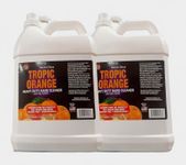 Force 5 Tropic Orange Heavy Duty Hand Cleaner With Fine Pumice. NATURAL ORANGE Pumice Hand Cleaner, 1 Gallon Quick Acting Lotion Hand Cleaner with Pumice Pump Bottle Will Not Dry Out Hands. (2 Pack)