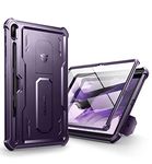 Dexnor for Samsung Galaxy Tab S7 FE Case, [Built in Screen Protector and Kickstand] Heavy Duty Military Grade Protection Shockproof Protective Cover for Samsung Galaxy Tab S7 FE - Purple