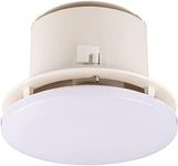 HPM Non-Ducted Ceiling Exhaust Fan with Adaptable Light, White