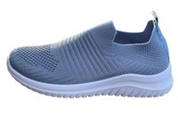 IDEAL ONLINE Womens Walking Shoes Fashion Running Sneakers Breathable Lightweight Shock Absorbing Sport Cross Trainer Shoe (Sky Blue, UK Footwear Size System, Adult, Women, Numeric, Medium, 6)