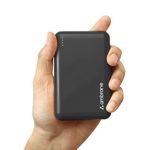 Ambrane 20000 mAh Mini Power Bank with 22.5W Fast Charging, Pocket Size, Triple Output, Type C PD (Input & Output), Li-Polymer, Made in India + Type C Cable (Powerlit XL Lite, Black)