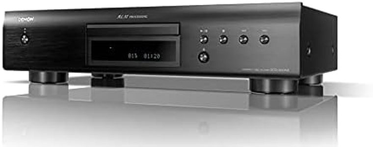 Denon DCD-600NE CD Player, HiFi System, CD-R/RW, MP3, WMA, Pure Direct Mode, AL32 Processing, Optical Output - Black