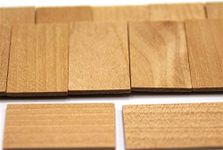 Dolls House Cedar Roof Shingles Unfinished Roofing Tiles Pack of 100 Wooden 1:12