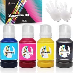 A-SUB 600ml Sublimation Ink Refill for Epson Printers Easy Fill for EcoTank ET1800 ET2700 ET2800 ET3700 ET3800 ET4700 ET4800 ET5800 ET14100 ET1660 ET1666 Printer 00