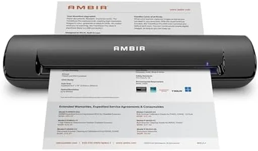 Ambir ImageScan Pro 490i (DS490-AS) Duplex Document and Card Scanner with AmbirScan
