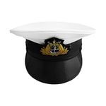 MarinersApp MERCHANT NAVY WHITE PEAK CAP (55)