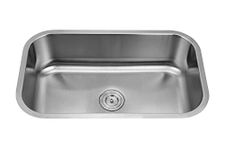 SILVER LINE UNDERMOUNT Single Bowl Stainless Steel Grade 304 Kitchen Sink 30"x18"x9"