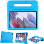 ProCase Kids Case for Galaxy Tab A7 Lite 8.7 2021(T220 T225 T227), Shock Proof Convertible Handle Stand Cover Lightweight Kids Friendly Protective Case for 8.7 inch Galaxy Tab A7 Lite 2021 -Blue