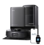 eufy E25 Omni Robot Vacuum Cleaner with Mop, HydroJet System, 20,000 Pa Turbo Powerful Suction, Zero Tangling, Corner-to-Edge Deep Cleaning and Mop Lifting, with Auto All-In-One Station