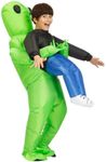 Inflatable Alien Costume Adult, Alien Inflatable Costume Adult, Blow Up Alien Costume Halloween Easter,Christmas Inflatable Costumes Funny (S Kid (120-150cm))