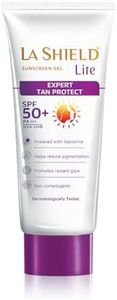 La Shield Lite SPF 50 PA+++ Mineral Sunscreen Gel | Skin brightening in 3 Weeks| No White cast | Broad spectrum | Oil-free | PA +++ | Dermatologist Prescribed | All Skin types | 50g
