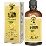 Natural Planet Lemon Oil 100ML Natural 100% Pure & Undiluted Natural Essential Oil for Bath, Massage, Therapeutic Grade Pure, Undiluted & Cruelty Free