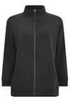 Yours Curve Zip Fleece Jacket - Women's - Plus Size Curve