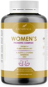 Probiotiques Femme Flore Intima | Infections Vaginales et Candidose | Lactobacillus Rhamnosus, Acidophillus et Reuteri | Bifidobacterium Longum, Bifidum et Lactis | BERVERINA + NAC + ZINC