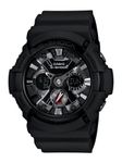 CASIO Men's GA201-1 G-Shock Shock Resistant Sport Watch with Black Resin Band
