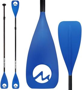 MoiShow SUP Floating Paddle 4 Piece Adjustable Paddle Board Paddle - Floating Paddle for Paddleboard Aluminum SUP Kayak Paddle