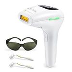 XSOUL at-Home IPL Hair Removal Device for Women and Men Permanent Corded Auto & Manual Mode 999,995 Flashes Painless Hair Remover on Armpits Back Legs Arms Face Bikini Line