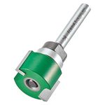 Trend CraftPro Two Flute Intumescent Recessing Router Cutter Bit, 1/4 Inch Shank, 24mm Cut Diameter & 15mm Cut Length, Tungsten Carbide Tipped, C220X1/4TC