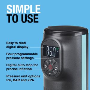 Ring TyreInflate Go 2 Cordless Tyre Inflator – Portable Air Pump