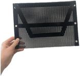 Kona Mesh Smoker Bags - Intended for GE Profile Indoor Smoker - Patented Easy Close BBQ Grilling Bags for Veggies - Reusable, Non Stick & Easy to Clean (Set of 2)