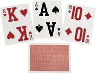 Elite Low Vision Playing Cards-Red-