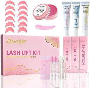 Lomansa Lash Lift Kit for Beginners, At-Home DIY Eyelash Perm with Open Eye Self-Lift Pads, Salon Quality Curl Lasts 4–6 Weeks (Step-by-Step Instructions)