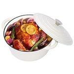 Uniflasy Dutch Oven Pot with Lid, 6