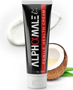 AlphaMale Premium Penile Health Cream for Men – Penile Cream Daily Moisturizer for Sensitive Skin - Foreskin Restoration - Hydrating Formula for Dryness & Irritation – Fragrance-Free – 4oz