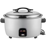 Stalwart Commercial Rice Cooker Extra Large 13 Litres of Cooked Rice or 70 Cups - Keep Warm Feature. Includes Cup and Mixing Spoon