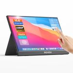 ReHisk Portable Monitor 15.6" FHD 1080P (Touch Screen)