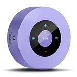 Xleader [Smart Touch Bluetooth Speaker SoundAngel Lavender Color Auto Pairing Pocket Speaker with Portable Waterproof Case 3D Sound Mic TF Card Aux for Kitchen Bedroom Yoga Girl Women Gift Purple