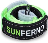 Sunferno Tree Saver Winch Strap 35,000 lbs Certified | Confidently Rig Your Winch Line | 3 inch x 8 Foot | Heavy Duty Emergency Off-Road Towing and Recovery Rope Winching Accessory for 4x4 and Truck