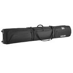 VEVOR Ski Roller Bag, Up to 74.8 in/190 cm, Padded Snowboard Bag with Wheels for Air Travel, 600D Waterproof Oxford Fabric, with Adjustable Straps, for Skis Poles Goggles Gloves Helmet Boots (Black)