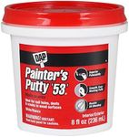 DAP 7079812240 Painters Putty Hp Raw Building Material, 1/2 Pint, White, 96 Fl Oz