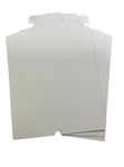 WizkpacK White Cardboard Sheet For Shirt & Garment packing,Organizing, Laundry Folders. Export quality paper, size 9.75 x 13.50 inch. (100)