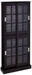 Atlantic 94835757 Windowpane 720 Media Cabinet in Espresso