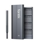 fanttik Precision Screwdriver Set, 24 Magnetic Driver Bits Set, Pocket Manual Screwdriver Tool Set, Mini Screw driver, Repair Tool Kit for Electronics - fanttik X5