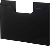 YAMAZAKI home Magnetic Rack/placemat Organizer/Pocket Wall File, One Size, Black