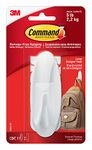 Command 17083 Designer Large Plastic Hook, 1 Hook 2 Strips"