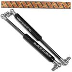 Autorce 800N Universal Gas Struts Springs 200-250-300-350-400-450-500-550-600-650-700-750 mm M8 Ball Joint Head Lift Support System 800 (N) Force (550 MM)
