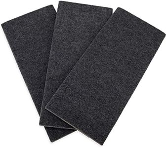 Camco Wrap Around RV Step Rug | Compatible with Manual and Electric RV Steps | Easy Installation | 22-Inches (L) x 23-Inches (W) | XL, Gray, 3-Pack (42932)