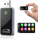 Wireless CarPlay Adapter for Apple - 5.8GHz Wireless Carplay Adapter for iPhone Converts Factory Wired CarPlay to Wireless, Plug & Play, Fast Stable Connection CarPlay Dongle for iOS 10+ (Type A+C)