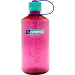 Nalgene Sustain Tritan BPA-Free Water Bottle Made with Material Derived from 50% Plastic Waste, 32 OZ, Narrow Mouth, Electric Magenta