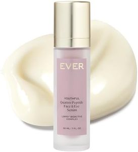 EVER Youthful Quattro Peptide Face & Eye Serum with LSR10 — 1 FL OZ — Firming, Smoothing Treatment For Lines Around Eyes, Mouth and Face